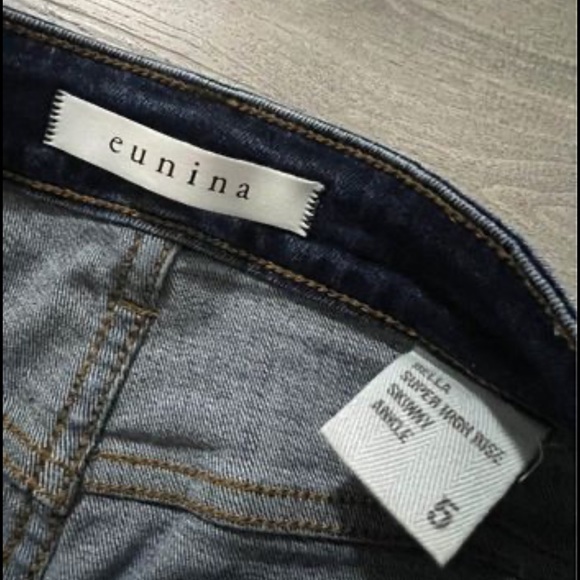 womens eunina dark skinny jeans size 5 - Picture 3 of 3